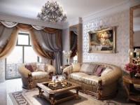 Obývací pokoj v klasickém stylu - v interiéru 57 fotografií