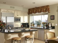 Moderní záclony v kuchyni - 135 fotografií nových produktů v interiéru