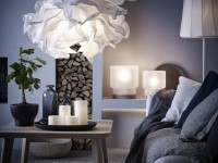 IKEA λαμπτήρες - τάσεις μόδας φωτισμού στο εσωτερικό για το IKEA (30 ιδέες για φωτογραφίες)