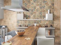 Azulejos para la cocina - 170 fotos en el interior. Resumen de tipos, métodos de instalación, diseño del piso y plataforma con baldosas.