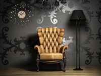 Atzveltnes krēsls interjerā - neparastu dizaina ideju foto