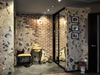 Ruang hias dinding - 75 gambar idea-idea terbaik untuk kombinasi kertas dinding di dalam lorong dalaman