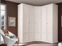 Hjørne garderobe på soverommet - 110 av de beste modellene for interiør i soverommet