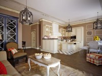 Obývacia izba vo vidieckom štýle - 100 fotografií krásnych dizajnových nápadov