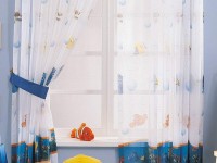 Завесе у дечјој соби у морском стилу - најбоље занимљиве идеје за 50 фотографија