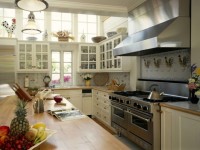 Kitchen Styles - ภาพรวมของสไตล์ยอดนิยมในการตกแต่งภายในของห้องครัว (75 ภาพ)