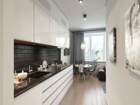 Mutfak tasarımı 5 m2 - Küçük bir mutfak için pratik bir iç mekanın 95 fotoğrafı