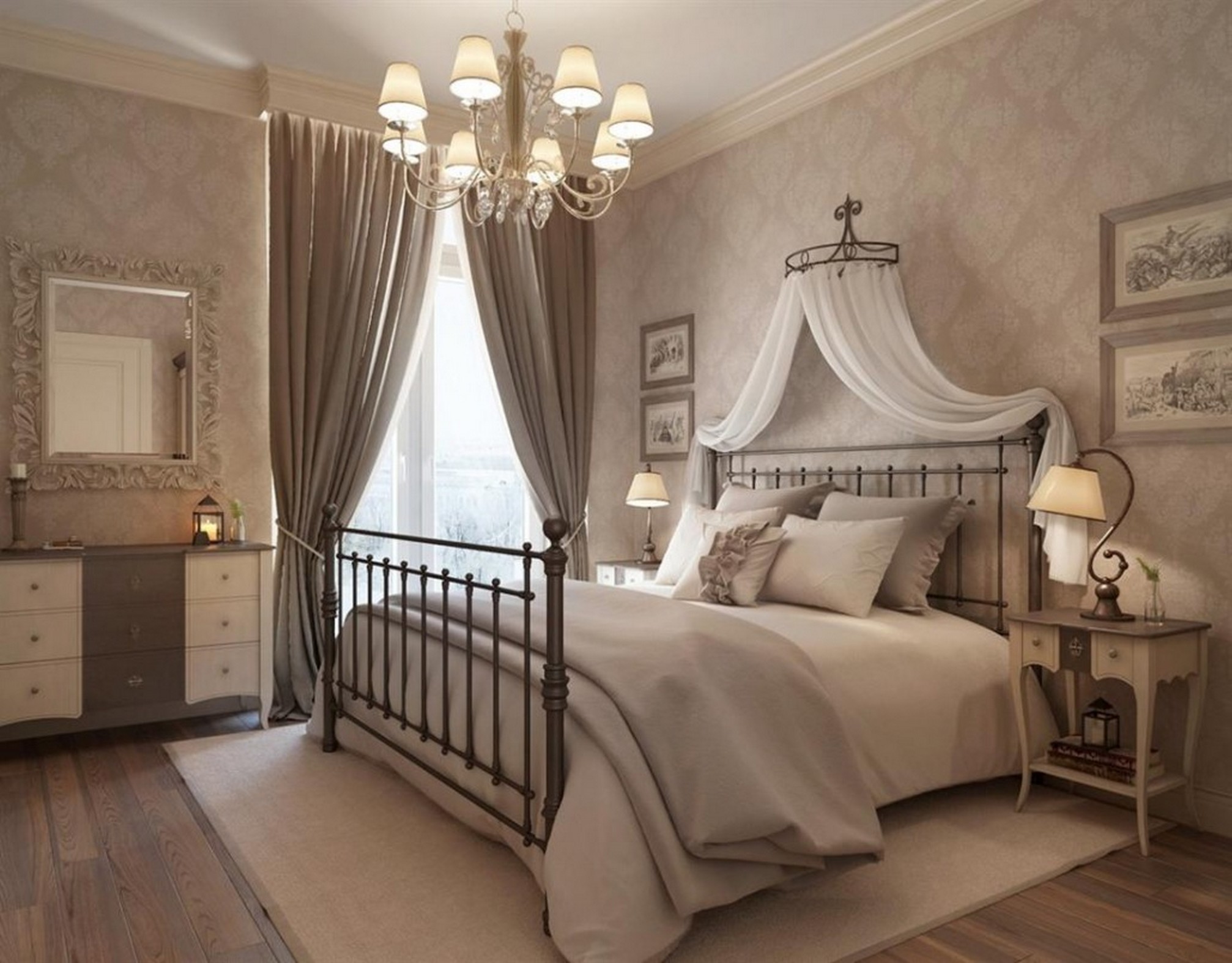 incroyable-chambre-marron-rideau-chambre-pour-luxe-chambre-design-utilisant-métal-photo-de-nouveau-à-propriété-2017-luxe-chambre-designs-marron
