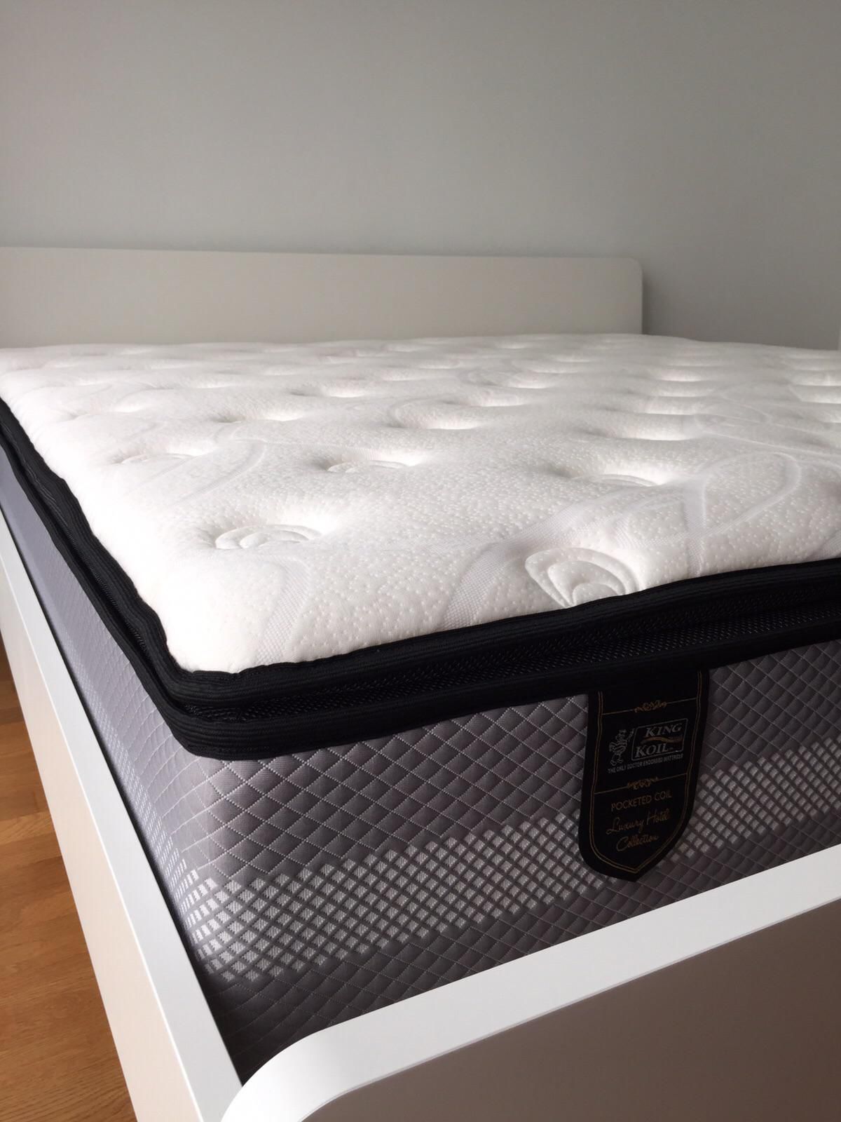 ikea-bed-frame-and-king-koil-matelas-for-sale-0-0-1